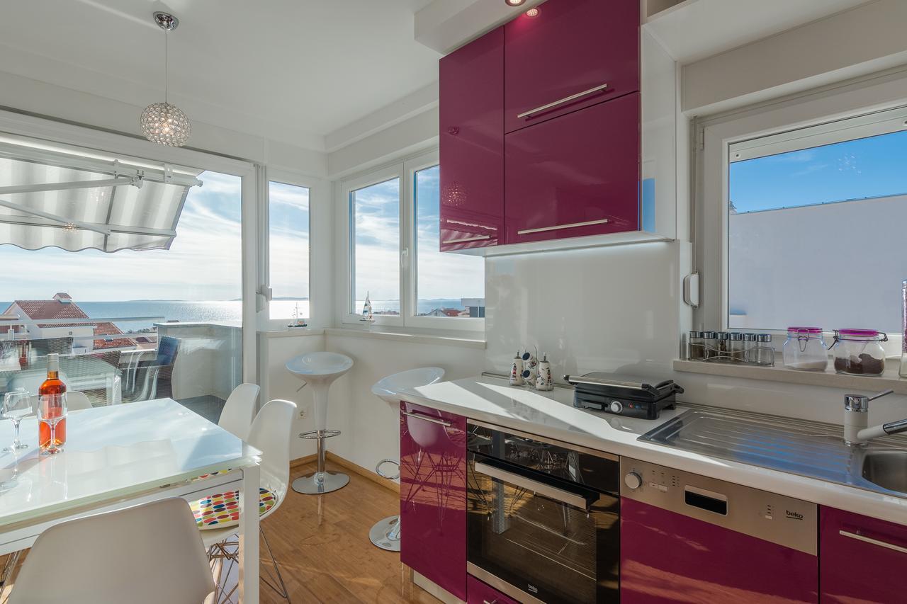 Fucshia Dreams, Brand New Penthouse For 8 Leilighet Novalja Eksteriør bilde