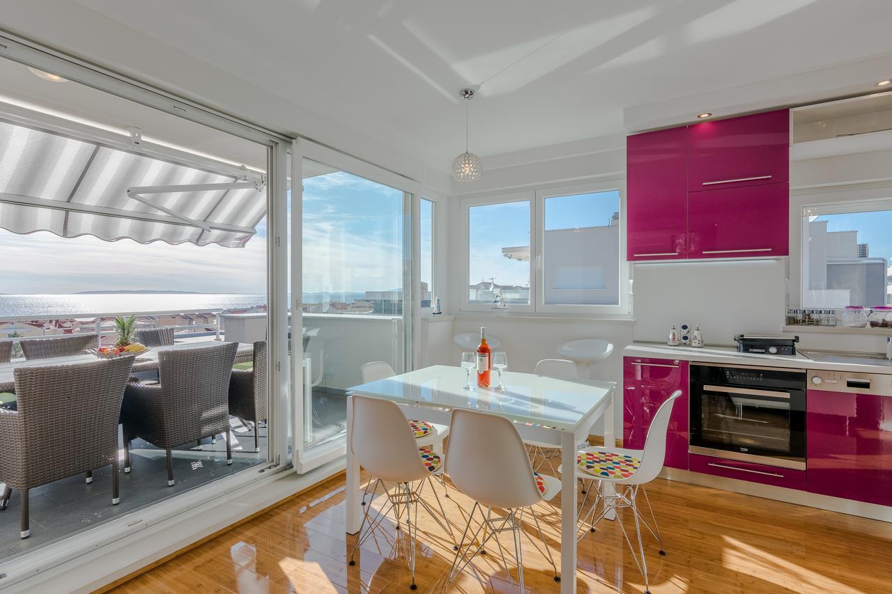 Fucshia Dreams, Brand New Penthouse For 8 Leilighet Novalja Eksteriør bilde